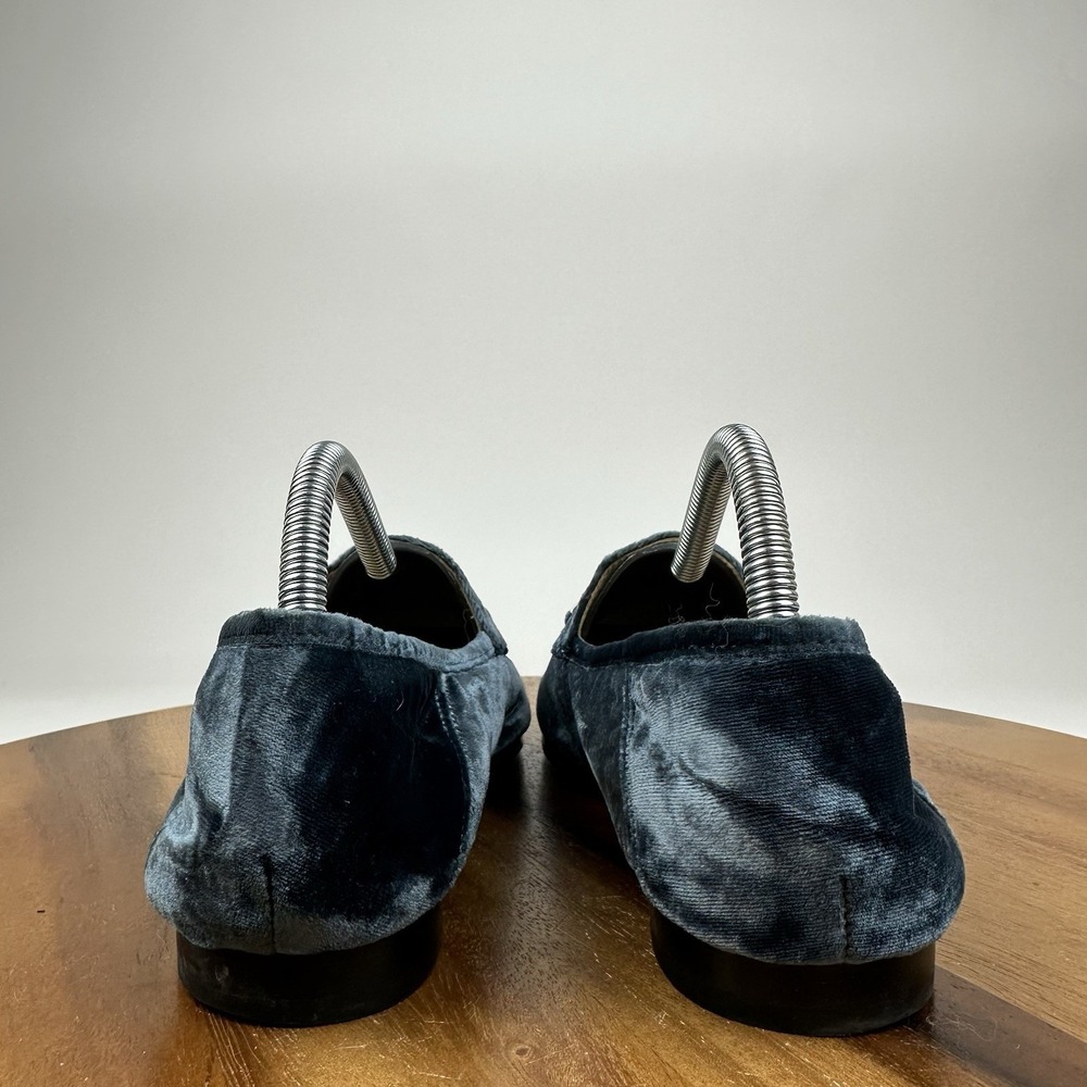 Womens Sam Edelman Loraine Blue Velvet Casual Comfort Loafer Shoes Size 8 M - Picture 4 of 7